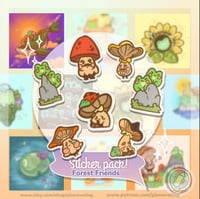 Image 1 of Mushroom Kingdom Froggo Vinyl Sticker Pack