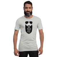 Image 9 of Jesus Saves Y'all  Bearded Canvas Bella tee - available in 4 colors - FREE SHIPPING!!