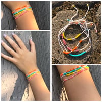 Adjustable Stacked Beach Bracelet 