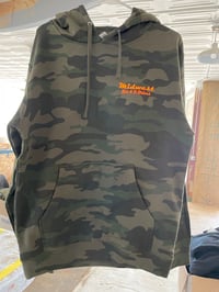 Image 2 of Camo monster logo hoodie