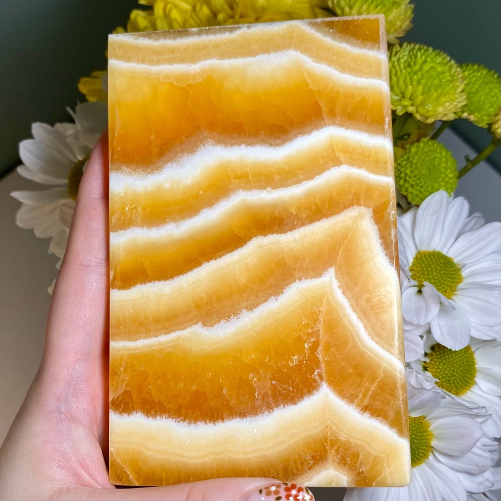 Image of Orange Calcite Slab