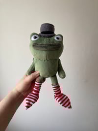 Image 1 of Small - happy Frog Of Many Names Plushie - OTGW - made to order