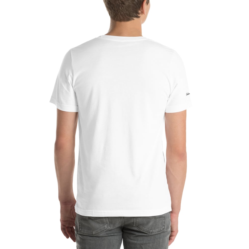 Image of Drip Logo unisex Tshirt (white)