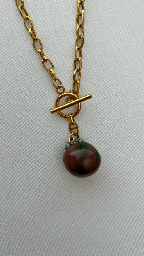 Image of MARSALA • Agate Crystal Necklace