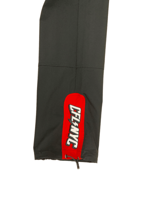 Image of Black Windbreaker Zip off Pants