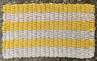 Image 1 of Yellow & White - Two Tone - 35 Fathom - Lobster Rope Mat