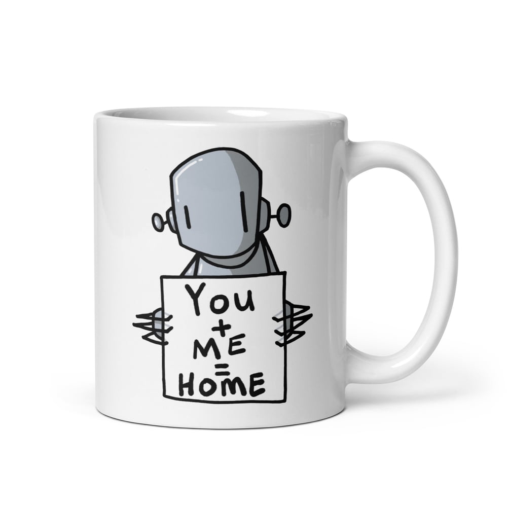 Image of White glossy mug