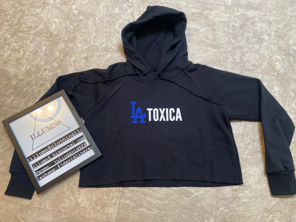 Image of La toxica cropped hoodie