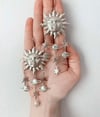 Sun Star Tassel Earrings 
