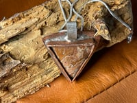 Image 4 of First Offering Rare Dryhead Agate Upcycled Silverware and Copper Pendant