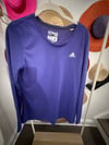 adidas purple long sleeve tee