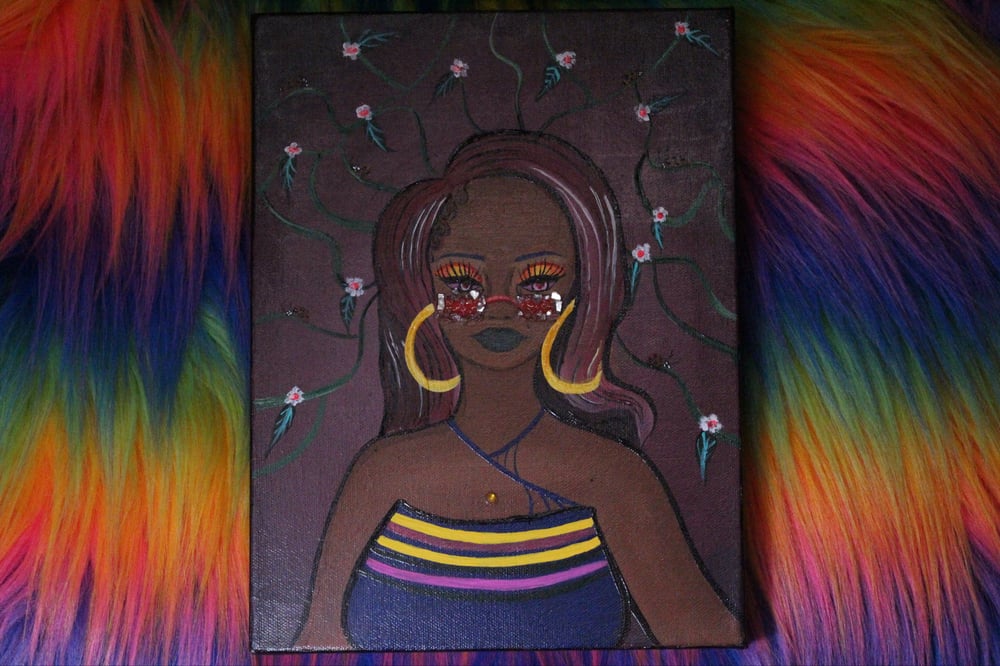 Image of “Lady Bug” 🐞 9x12 1/1 Original 