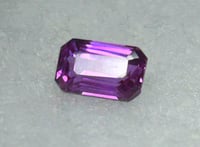 Image 2 of Heated Natural Tanzanite emerald cut, 4.10ct