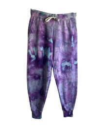 Image 17 of L Ladies/Junior's Sweatsuit Set in Purple Haze Ice Dye