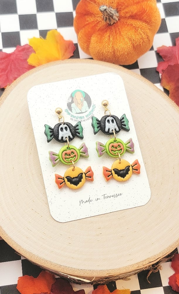 Image of Halloween Candy Dangles