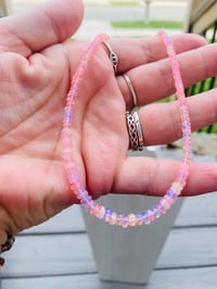 Image 1 of Pink Fire Opal necklace