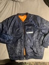 Navy illumn8 bomber jacket 