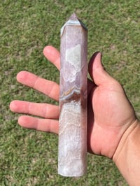 Image 9 of Large Lace Agate with Amethyst Generator #2659