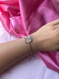 Image 1 of Mya silver adjustable bracelet 