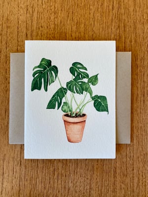 Image of Monstera Greeting Card