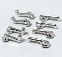 Image 4 of door handles & window cranks (8 pcs)