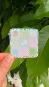 sugar patch glitter diecut