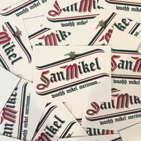 San Miguel x Mikel Merino Stickers 