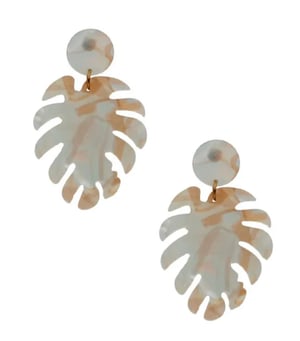 Image of Crave Palm Leaf Earrings
