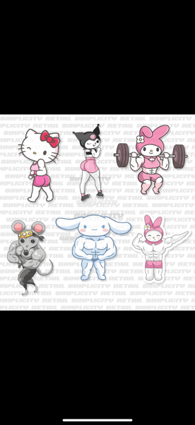 Image of GYM STICKERS