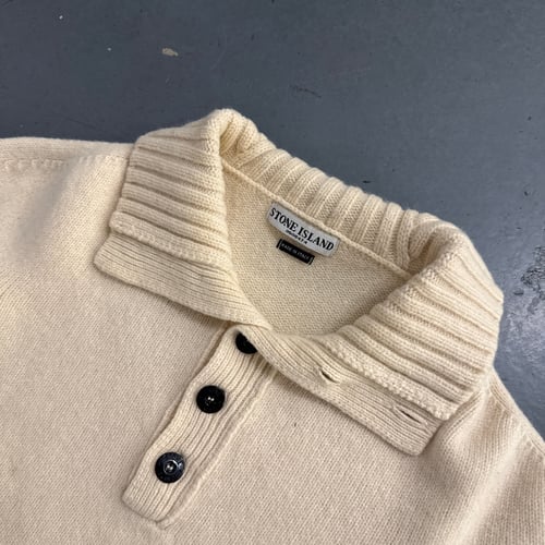 Image of AW 2005 Stone Island knitted sweatshirt, size medium