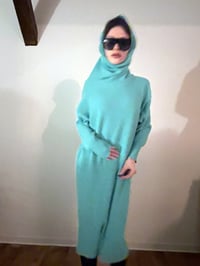 Image 1 of Fiorucci Teal Knit Dress