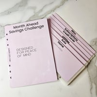 Image 5 of Month Ahead Savings Challenge A5 with Ascenda Envlpz 