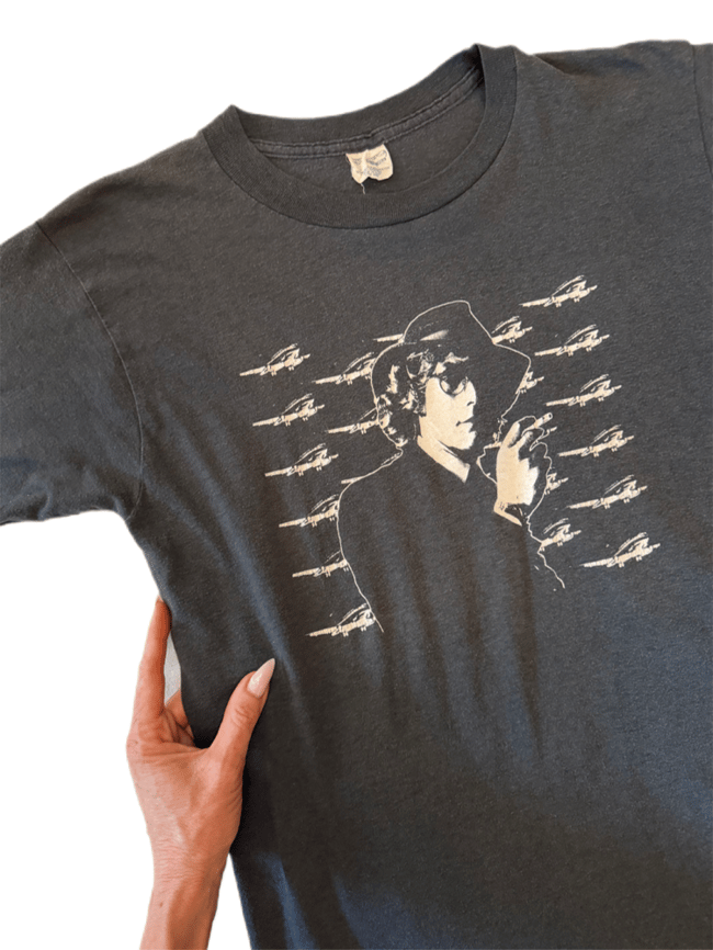 rare vintage Warren Zevon concert t shirt band tee