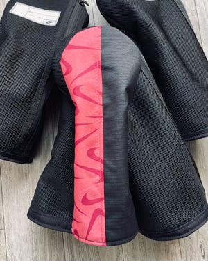 Image of Custom Nike Hybrid Upcycled Cover - Pink Swoosh 