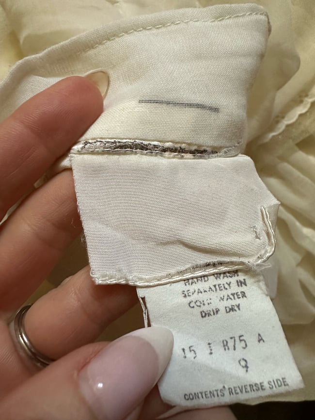 70s Gunne Sax voile maxi skirt