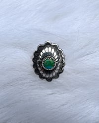 Image 1 of Verde Valley Turquoise Concho Ring