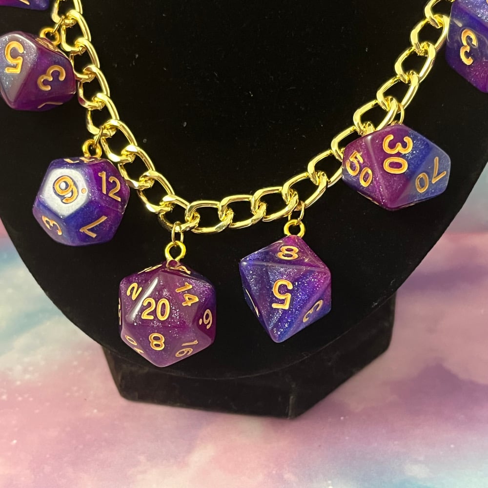 Image of DND Dice Set Necklace
