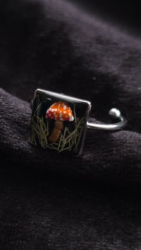 Image 3 of Fly agaric mushroom ring square
