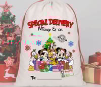 Mickey & co Santa sack -PRE ORDER