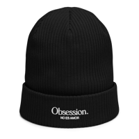 Image 1 of Frankie J Obsession Organic ribbed beanie