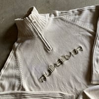 Image 2 of QUIKSILVER 1/4 ZIP KNIT SWEATER