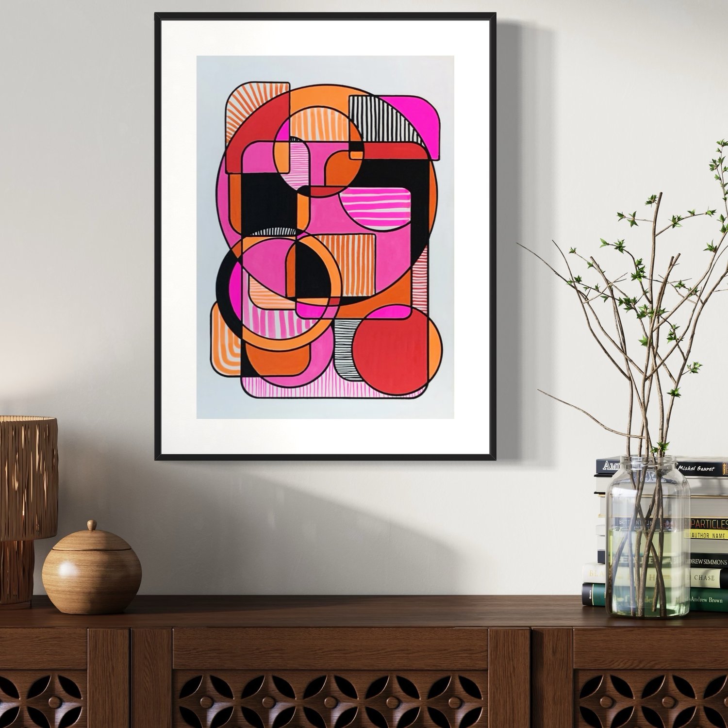 Image of 'Dusk' A3 Acrylic Painting on Cotton Paper