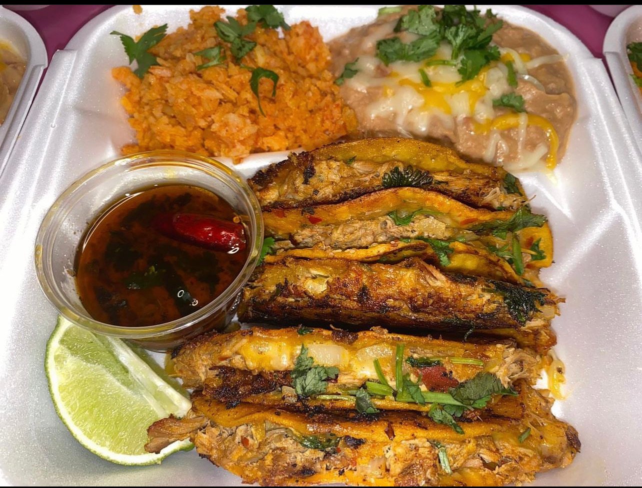 (5) Birria Tacos + Rice & Beans | Eshajayskitchen