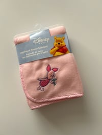 Image 1 of Piglet Fleece blanket 