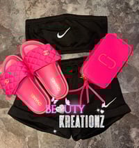 Image 2 of Two piece set w/ Slides & purse 