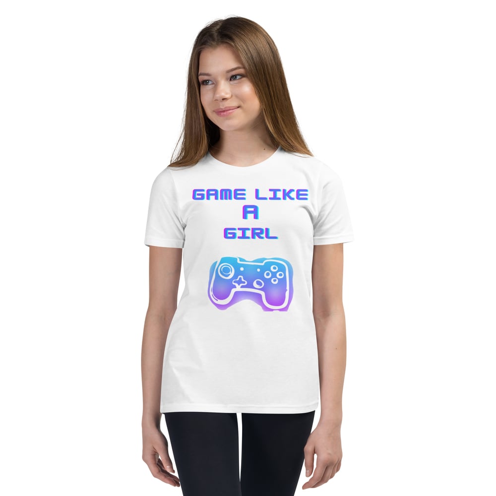 Image of Youth Game Like a Girl  T-Shirt
