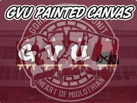 GVU painted canvas