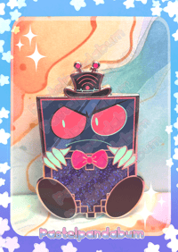 Image 4 of Hazbin Hotel - Vox heart Enamel Pin badge