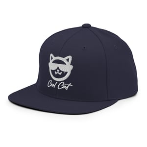 Image of White Cool Cat Snapback