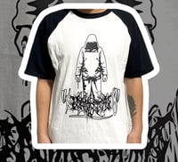 Image 1 of Nephrectomy-Black X White Raglan